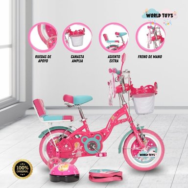 BICICLETA KINGDOM NIÑA ARO 16 PRINCESS ROYAL II CELESTE