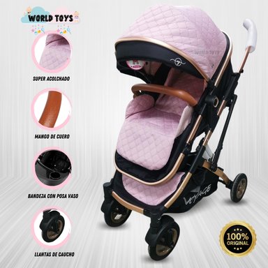 COCHE CUNA VOYAGE NOA ROSADO MOISÉS LUJO EDICIÓN LIMITADA