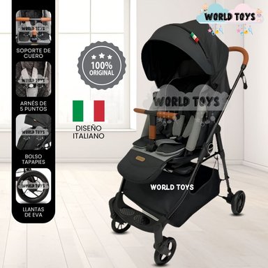 COCHE CUNA BABY FELICI AMORE LUJO NEGRO