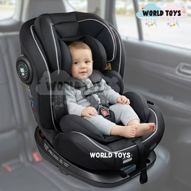 SILLA DE AUTO 360° «DONAN» NEGRO - 4