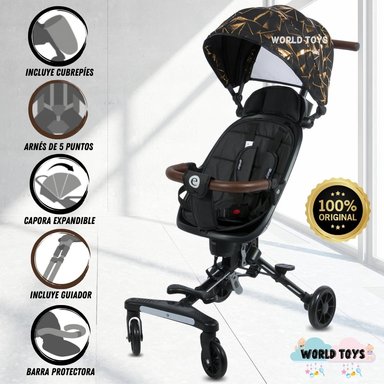 COCHE PASEO EBABY EASY RIDE NEGRO PLEGABLE EDICIÓN LIMITADA