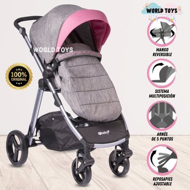 COCHE PASEO EBABY NORTH ROSADO EDICIÓN LIMITADA