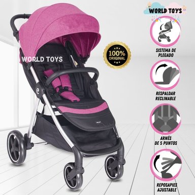 COCHE PASEO EBABY GEMA ROSADO EDICIÓN LIMITADA