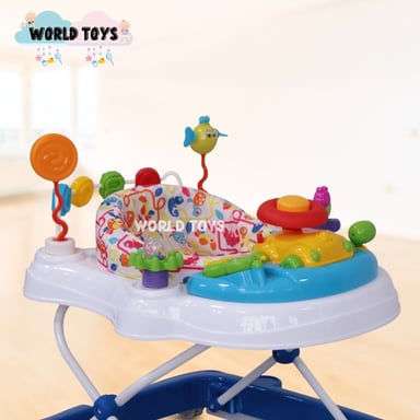 ANDADOR EBABY VIZANI CON BANDEJA INTERACTIVA AZUL - 2