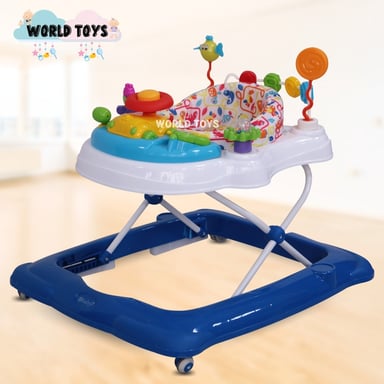 ANDADOR EBABY VIZANI CON BANDEJA INTERACTIVA AZUL - 3