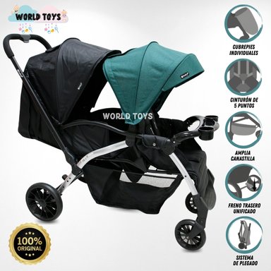 COCHE MELLICERO EBABY FRANCIA EDICIÓN LIMITADA VERDE