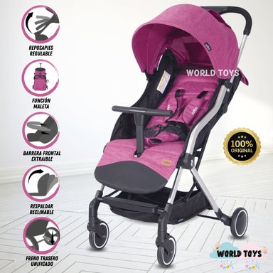 COCHE TRAVEL SYSTEM EVEZO NORUEGA ROSADO MALETA EDICIÓN LIMITADA