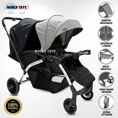 COCHE MELLICERO EBABY FRANCIA EDICIÓN LIMITADA GRIS
