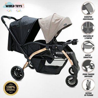 COCHE MELLICERO EBABY FRANCIA EDICIÓN LIMITADA BEIGE