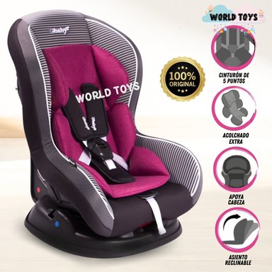 SILLA AUTO EBABY MONROE ROSADO RECIÉN NACIDO EDICIÓN LIMITADA