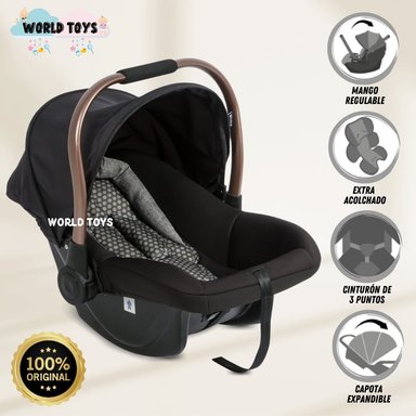 PORTABEBÉ DE LUJO EBABY NODAL GRIS EDICIÓN LIMITADA