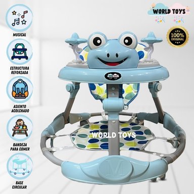 ANDADOR BABY HI RENE PLEGABLE EDICIÓN LIMITADA CELESTE