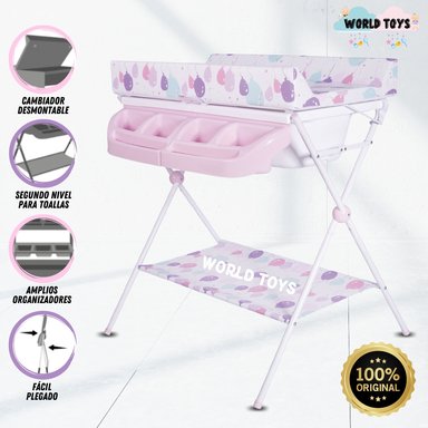 BAÑERA CAMBIADOR EILLEEN EDICIÓN LIMITADA ROSADO