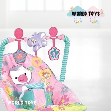 SILLA MECEDORA «BABY GAME» DIDÁCTICA MONKEY ROSADO CLARO - 2