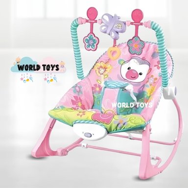 SILLA MECEDORA «BABY GAME» DIDÁCTICA MONKEY ROSADO CLARO - 3