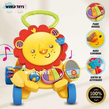 CAMINADOR BABY SWEET WALK MUSICAL LION AMARILLO