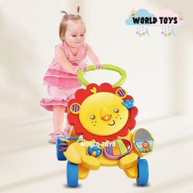 CAMINADOR BABY SWEET WALK MUSICAL LION AMARILLO - 3