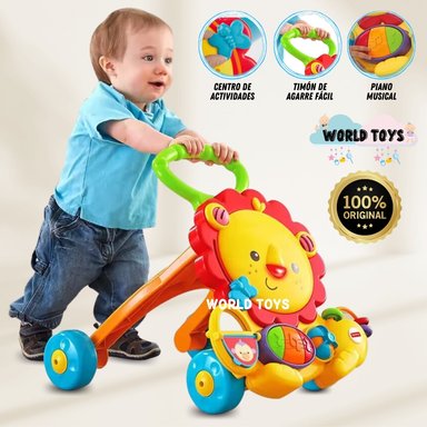 CAMINADOR BABY SWEET WALK MUSICAL LION NARANJA