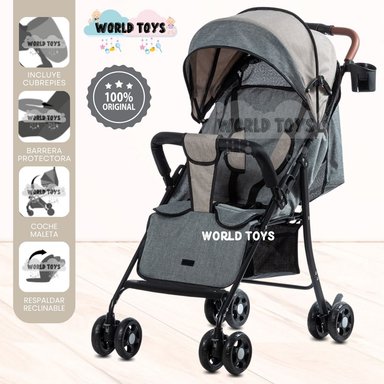 COCHE CUNA DE LUJO «MADDOX» EDICICÓN LIMITADA BEIGE