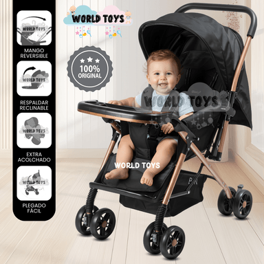 COCHE CUNA DE LUJO «GRAND PIETRI» EDICICÓN LIMITADA NEGRO