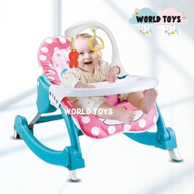 SILLA MECEDORA BABY ZU ROSADO DIDÁCTICA EDICIÓN LIMITADA - 2