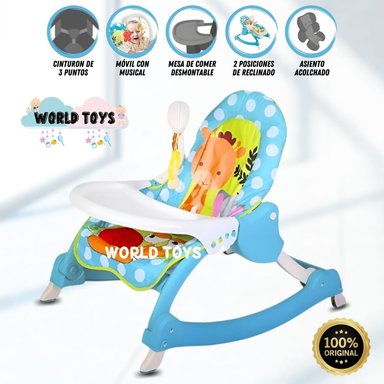 SILLA MECEDORA BABY ZU VERDE DIDÁCTICA EDICIÓN LIMITADA