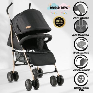 COCHE BASTÓN BABY COCKBURN NEGRO LUJO EDICIÓN LIMITADA
