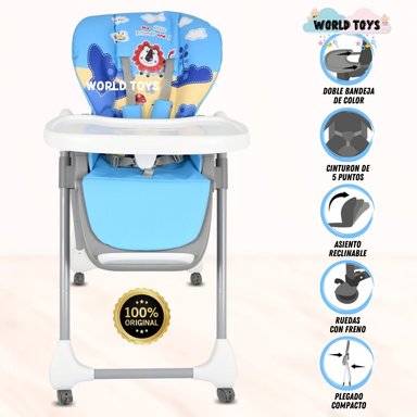 SILLA DE COMER «SWINTON» EDICIÓN LIMITADA CELESTE