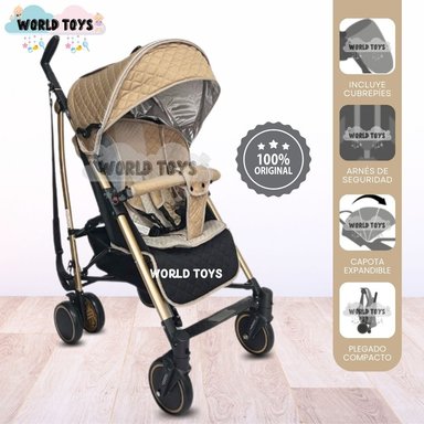 COCHE BASTÓN BABY NAMILE BEIGE LUJO EDICIÓN LIMITADA