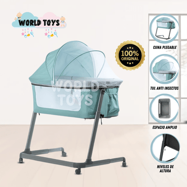 CUNA COLECHO BABY ZEPPELIN CELESTE LUJO EDICIÓN LIMITADA