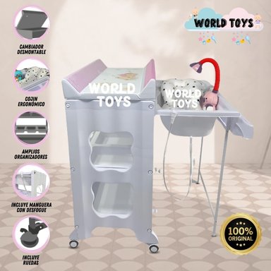 BAÑERA CAMBIADOR ROSA BAMORY EDICIÓN LIMITADA