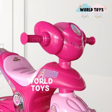 TRIMOTO A PEDAL BABY SERVANN ROSA NIÑOS MUSICAL - 3