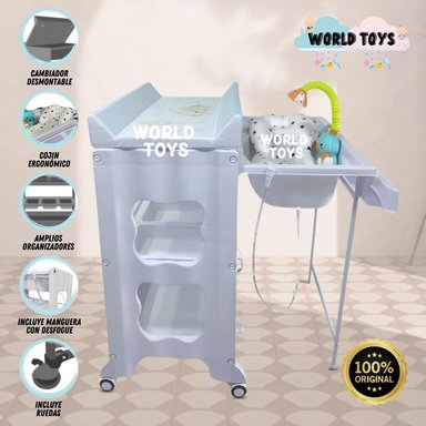 BAÑERA CAMBIADOR CELESTE BAMORY EDICIÓN LIMITADA