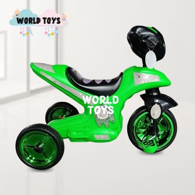 TRIMOTO A PEDAL BABY SERVANN VERDE NIÑOS MUSICAL - 4