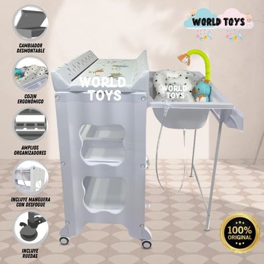 BAÑERA CAMBIADOR BLANCO BAMORY EDICIÓN LIMITADA