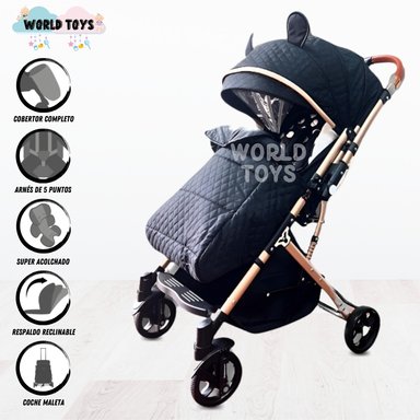 COCHE MALETA DE LUJO 'MIDISNEY' EDICIÓN LIMITADA NEGRO