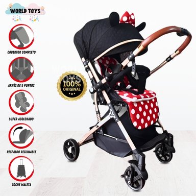 COCHE MALETA DE LUJO 'MIDISNEY' EDICIÓN LIMITADA ROJO