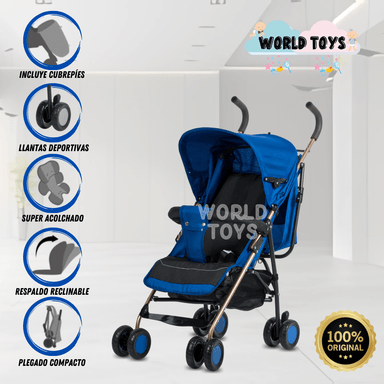 COCHE BASTÓN «ZULEN» AZUL