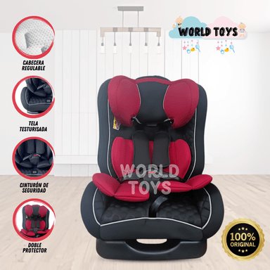 SILLA DE AUTO BABY CAM «BUGAT CAR SEAT» ROJO
