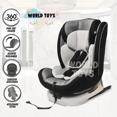 SILLA AUTO EBABY BINFORD BLANCO BEBÉ