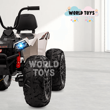 CUATRIMOTO MONTAÑERA A BATERÍA PARA NIÑOS «BLADER» BLANCO - 3