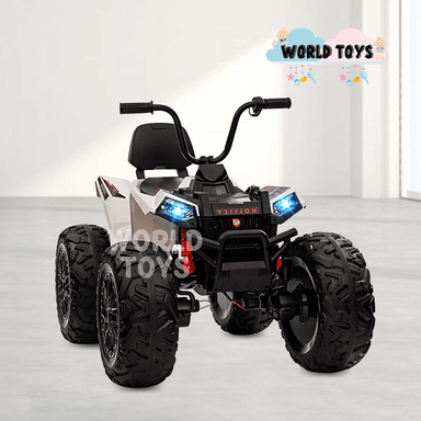CUATRIMOTO MONTAÑERA A BATERÍA PARA NIÑOS «BLADER» BLANCO - 4