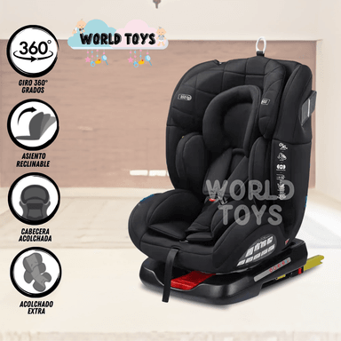 SILLA AUTO BABY SEVERIA NEGRO BEBÉ