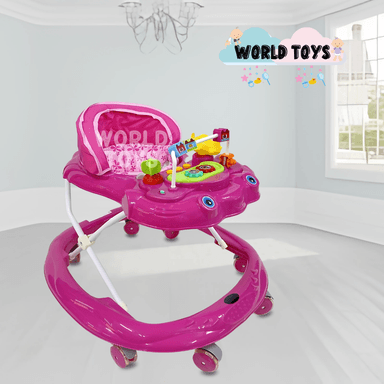 ANDADOR MUSICAL BABY CRECELIE BEBÉ CON JUEGOS DIDÁCTICOS ROSADO - 4