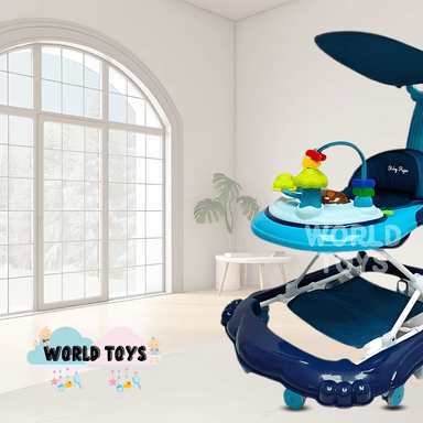 ANDADOR CARRUSEL MUSICAL BABY SEELE AZUL - 2