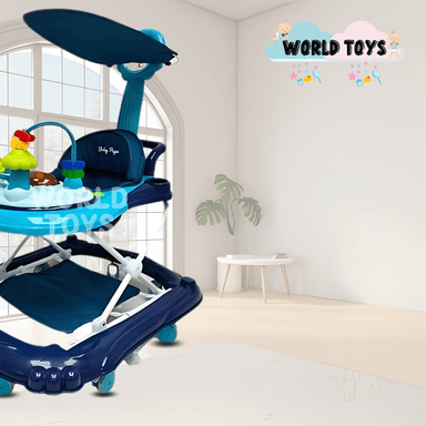 ANDADOR CARRUSEL MUSICAL BABY SEELE AZUL - 3