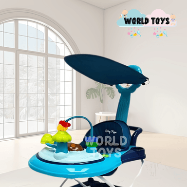 ANDADOR CARRUSEL MUSICAL BABY SEELE AZUL - 4
