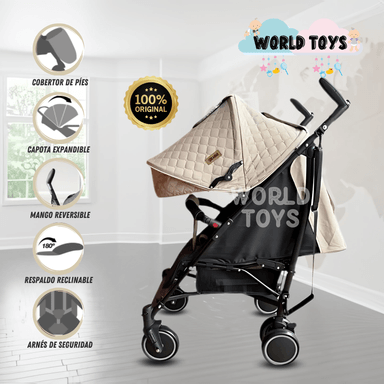 COCHE BASTÓN BABY BEIGE SINNIA EDICIÓN LIMITADA