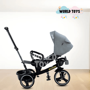 TRICICLO BEAUTIFUL BELLISSIMO NEGRO GUIADOR ITALIANO - 6