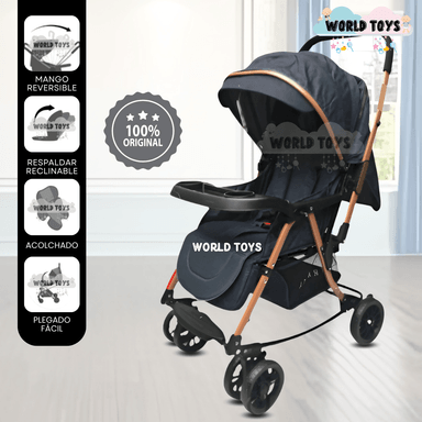 COCHE MECEDORA KIDS SEULGI NEGRO LUJO EXCLUSIVO